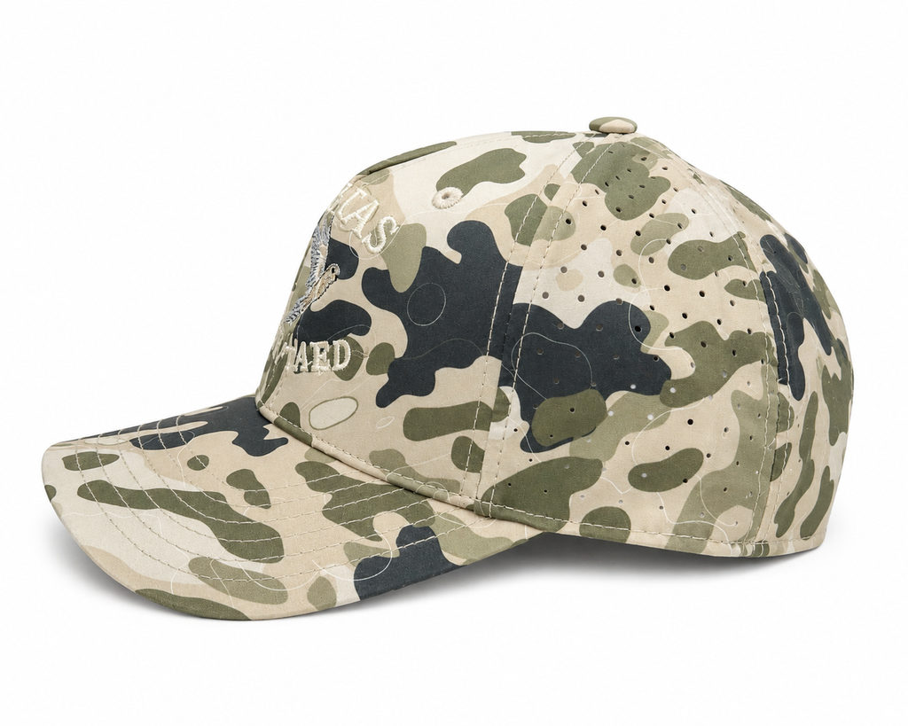 Texas Untamed Dove Hunting Hat | Lightweight Camo Hunting Hat | Breathable Performance Snapback | Texas Dove Season Hat | Mens Outdoor Hat