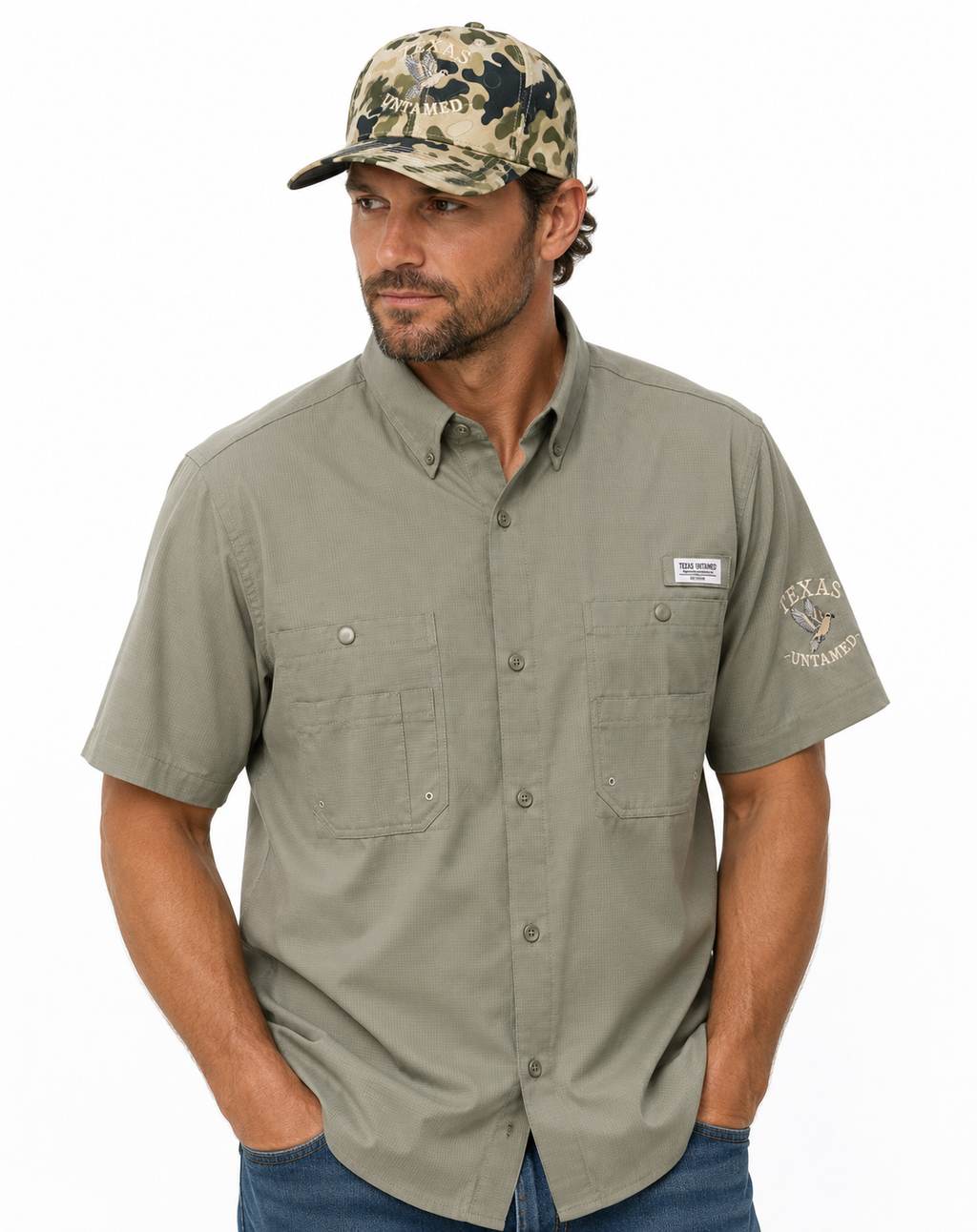 Texas Dove Hunting Performance Shirt | UPF 40+ Lightweight Outdoor Button Down