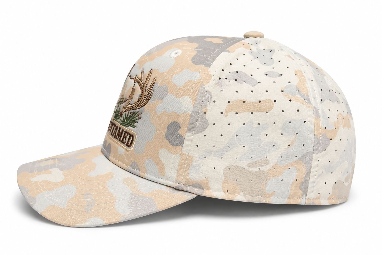 Texas Untamed Bass Fishing Hat | Lightweight Performance Camo Hat | Fishing Snapback for Men | Texas Fishing Hat | Outdoor Performance Hat