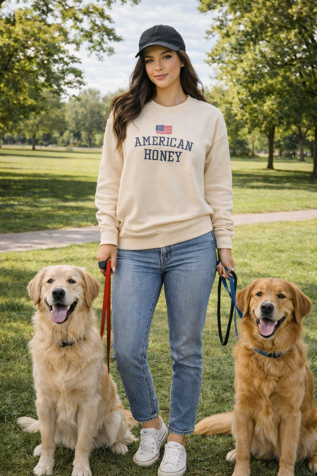 AMERICAN HONEY CREWNECK