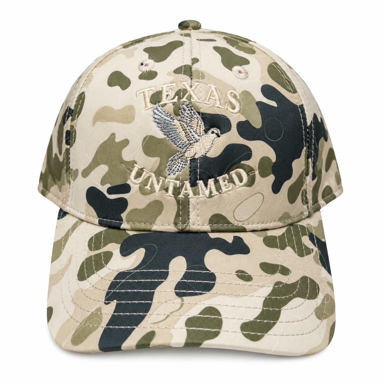 Texas Untamed Dove Hunting Hat | Lightweight Camo Hunting Hat | Breathable Performance Snapback | Texas Dove Season Hat | Mens Outdoor Hat