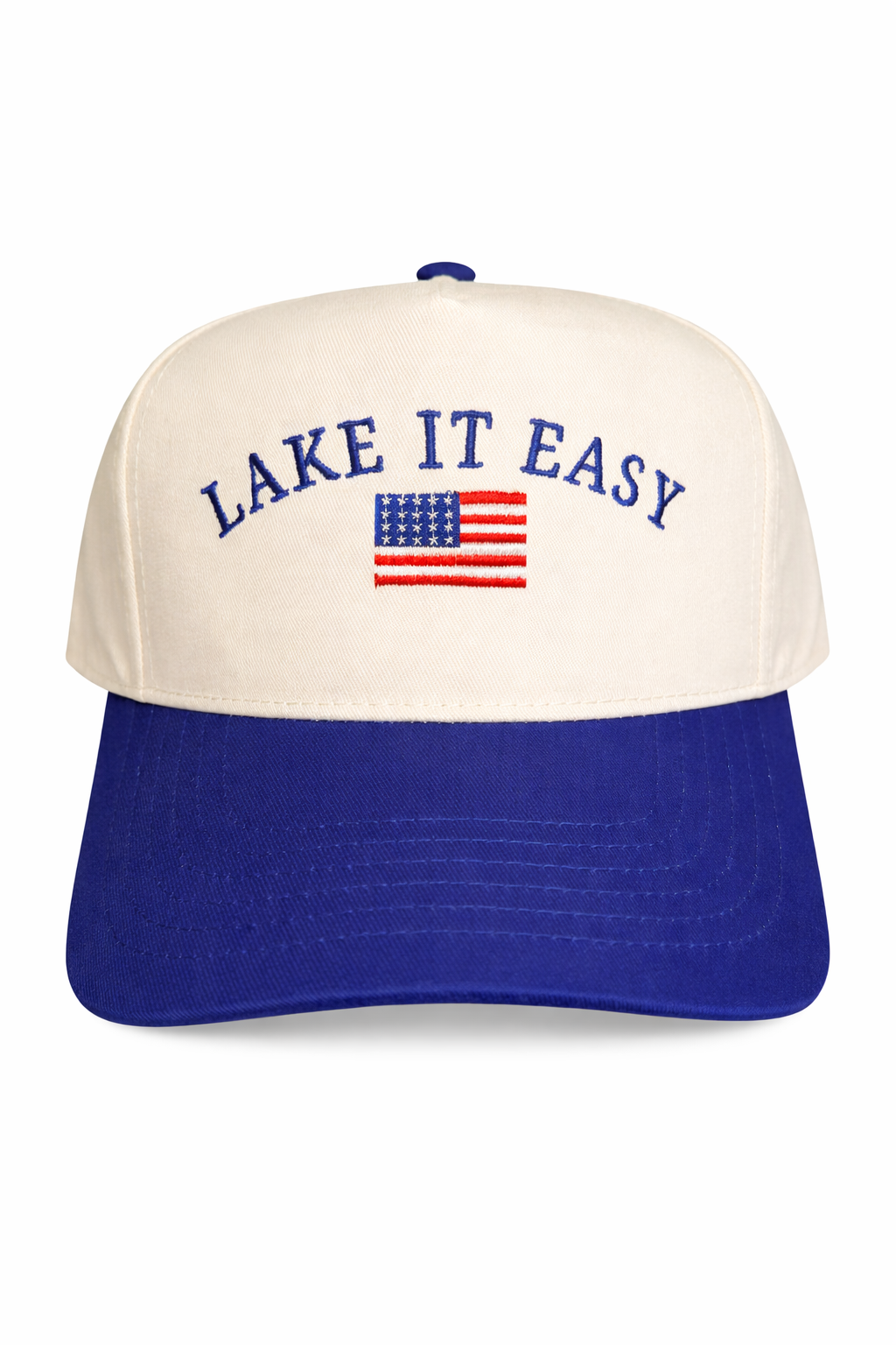 Lake It Easy Hat | Patriotic Lake Life Snapback | Texas Untamed